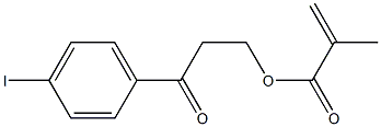 2-(4-iodobenzoyl)ethyl methacrylate 구조식 이미지
