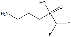 3-aminopropyl(difluoromethyl)phosphinic acid Structure