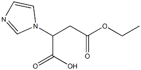 2-imidazole-1-yl-3-ethoxycarbonylpropionic acid Structure