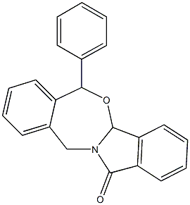 6-Phenyl-4bH,6H,11H,13H-isoindolo(1,2-c)benz(2,4)oxazepin-13-one 구조식 이미지