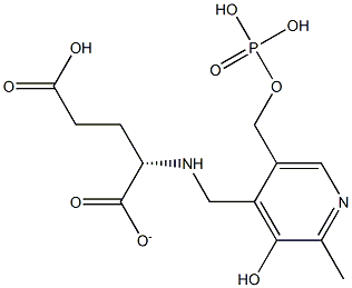 N-(5'-phosphopyridoxyl)-glutamate Structure