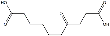 4-oxosebacic acid Structure