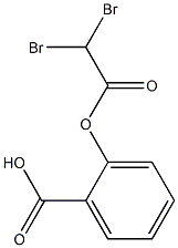 dibromoacetylsalicylic acid 구조식 이미지