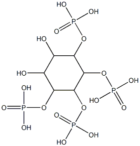 inositol 1,2,3,6-tetrakisphosphate 구조식 이미지