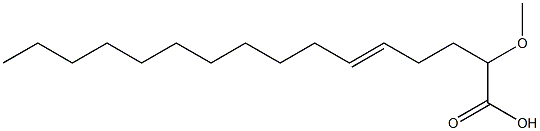 2-methoxy-5-hexadecenoic acid Structure