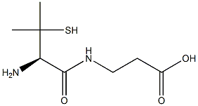 penicillamyl-beta-alanine 구조식 이미지