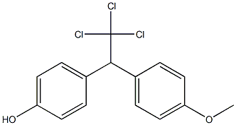 2-(4-METHOXYPHENYL)-2-(4-HYDROXYPHENYL)-1,1,1-TRICHLOROETHANE 구조식 이미지