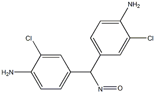 MONONITROSO-4,4'-METHYLENEBIS(2-CHLOROANILINE) 구조식 이미지