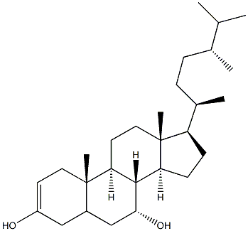 7ALPHA-HYDROXYCAMPESTEROL 구조식 이미지