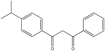 1-(4-ISOPROPYLPHENYL)-3-PHENYL-1,3-PROPANEDIONE Structure