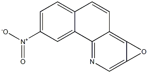 6-NITRO-4-AZAPHENANTHRENEN-OXIDE Structure