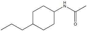 N-ACETYL-4-N-PROPYLCYCLOHEXYLAMINE 구조식 이미지