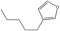 3-PENTYLFURAN 구조식 이미지