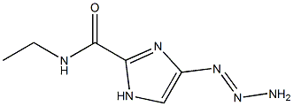 MONOETHYL-TRIAZENOIMIDAZOLE-CARBOXAMIDE 구조식 이미지