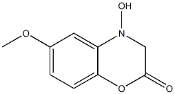 4-HYDROXY-6-METHOXY-1,4-BENZOXAZINONE Structure