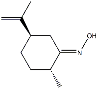 (2R,5R)-5-ISOPROPENYL-2-METHYLCYCLOHEXANONEOXIME 구조식 이미지