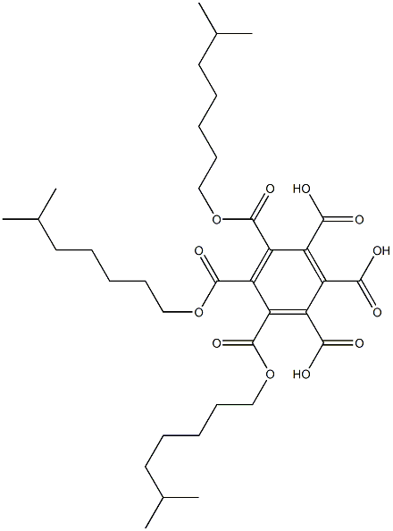 TRI-ISO-OCTYLMELLITATE 구조식 이미지