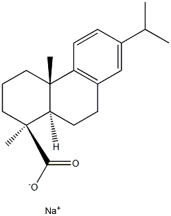 SODIUMDEHYDROABIETICACID 구조식 이미지