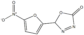 5-(5-NITRO-2-FURYL)-1,3,4-OXADIAZOLINE-2-ONE 구조식 이미지