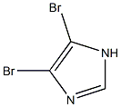 IMIDAZOLE,4,5-DIBROMO- Structure