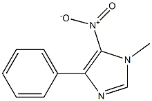 1-METHYL-4-PHENYL-5-NITROIMIDAZOLE Structure