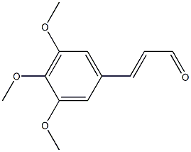 3',4',5'-TRIMETHOXYCINNAMICALDEHYDE Structure