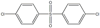 P,P'-DICHLORODIPHENYLSULPHONE 구조식 이미지