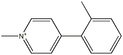 2'-METHYL-1-METHYL-4-PHENYLPYRIDINIUM Structure