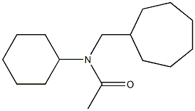 CIS-N-ACETYL-4-CYCLO-HEPTYLMETHYLCYCLOHEXYLAMINE Structure