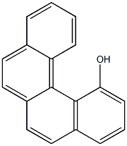 1-HYDROXYBENZO(C)PHENANTHRENE 구조식 이미지