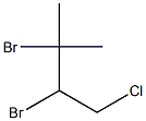 1,1-DIMETHYL-1,2-DIBROMO-3-CHLOROPROPANE Structure