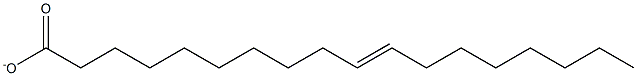 TRANS-10-OCTADECENOATE Structure