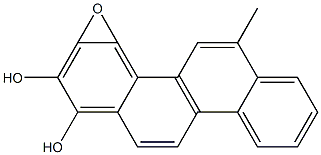 (+/-)-ANTI-6-METHYLCHRYSENE-1,2-DIOL-3,4-EPOXIDE Structure