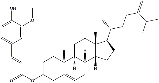 24-METHYLENECHOLESTEROLCIS-FERULATE 구조식 이미지