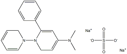 SODIUM(4-DIMETHYLAMINO)PHENYLDIAZINESULPHATE 구조식 이미지