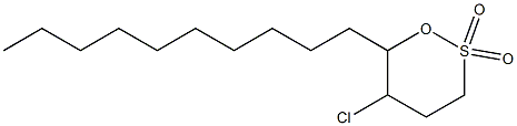 3-CHLOROTETRA-DECANE-1,4-SULTONE 구조식 이미지