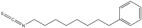 8-PHENYLOCTYLISOTHIOCYANATE 구조식 이미지