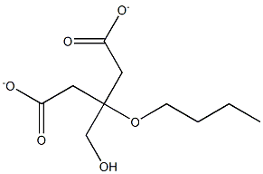 ETHYLENEGLYCOLMONOBUTYLETHERDIACETATE 구조식 이미지