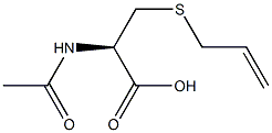 S-ALLYL-N-ACETYLCYSTEINE 구조식 이미지