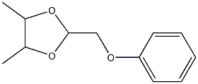 4,5-DIMETHYL-2-PHENOXYMETHYL-1,3-DIOXOLAN 구조식 이미지