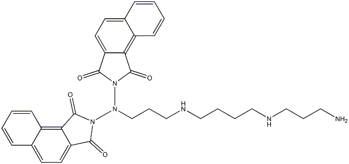 BIS-NAPHTHALIMIDOSPERMINE Structure