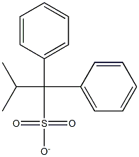 1,1-DIPHENYL-2-PROPYLMETHANESULPHONATE Structure