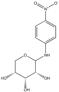 N-PARA-NITROPHENYL-D-RIBOSYLAMINE 구조식 이미지