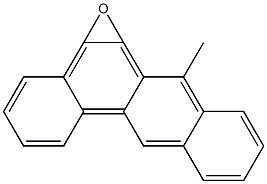 7-METHYLBENZ(A)ANTHRACENE-5,6-OXIDE 구조식 이미지