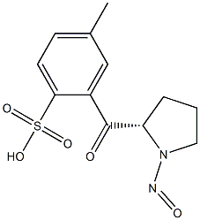 N-NITROSOPROLINYLTOSYLATE 구조식 이미지