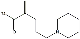 PIPERIDYLETHYLMETHACRYLATE Structure