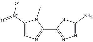 2-AMINO-5-(1-METHYL-5-NITRO-2-IMIDAZOLYL)-1,3,4-THIADIAZOLE Structure