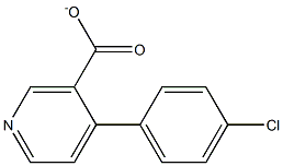 PARA-CHLOROPHENYLNICOTINATE 구조식 이미지