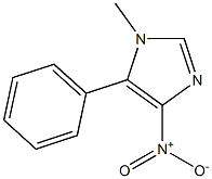 1-METHYL-4-NITRO-5-PHENYLIMIDAZOLE 구조식 이미지