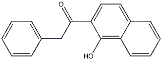 2-PHENYLACETYL-1-NAPHTHOL Structure